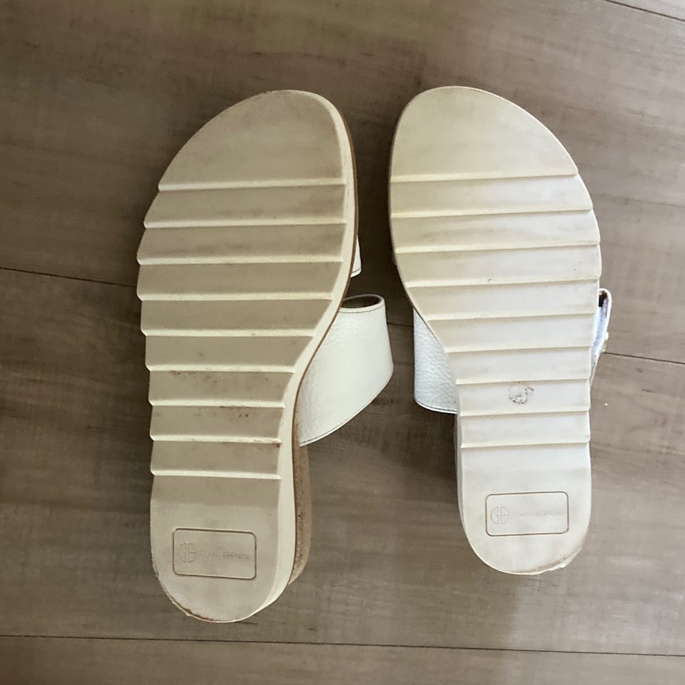 RESERVED- GIANI BERNINI Women's White Sandals - Picture 7 of 11